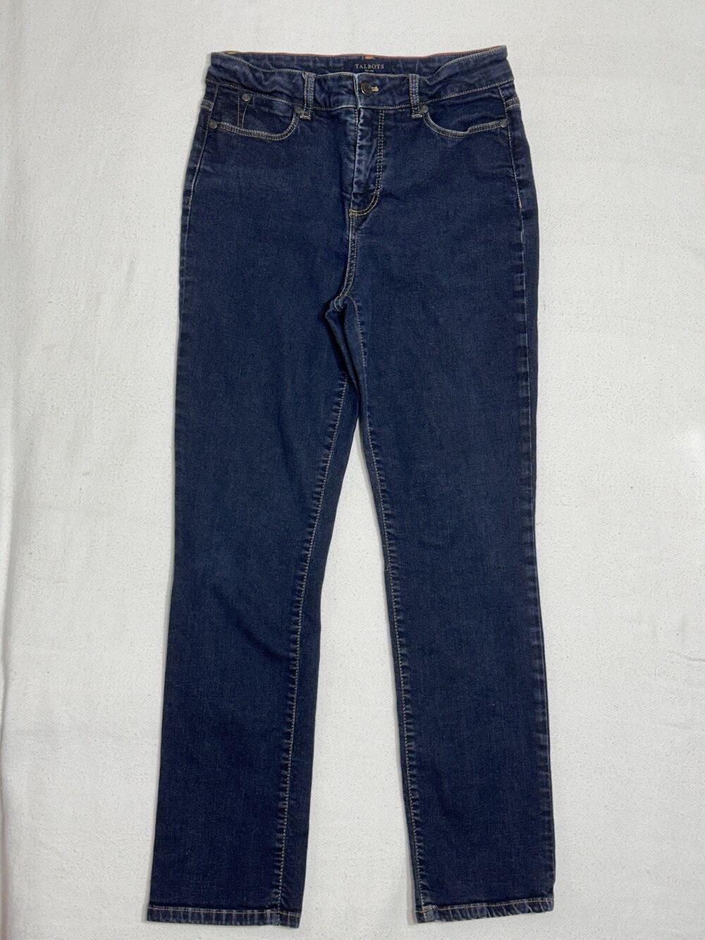 Talbots Jeans Women’s 8p Blue Mid Waist Modern Ankle Denim EUC